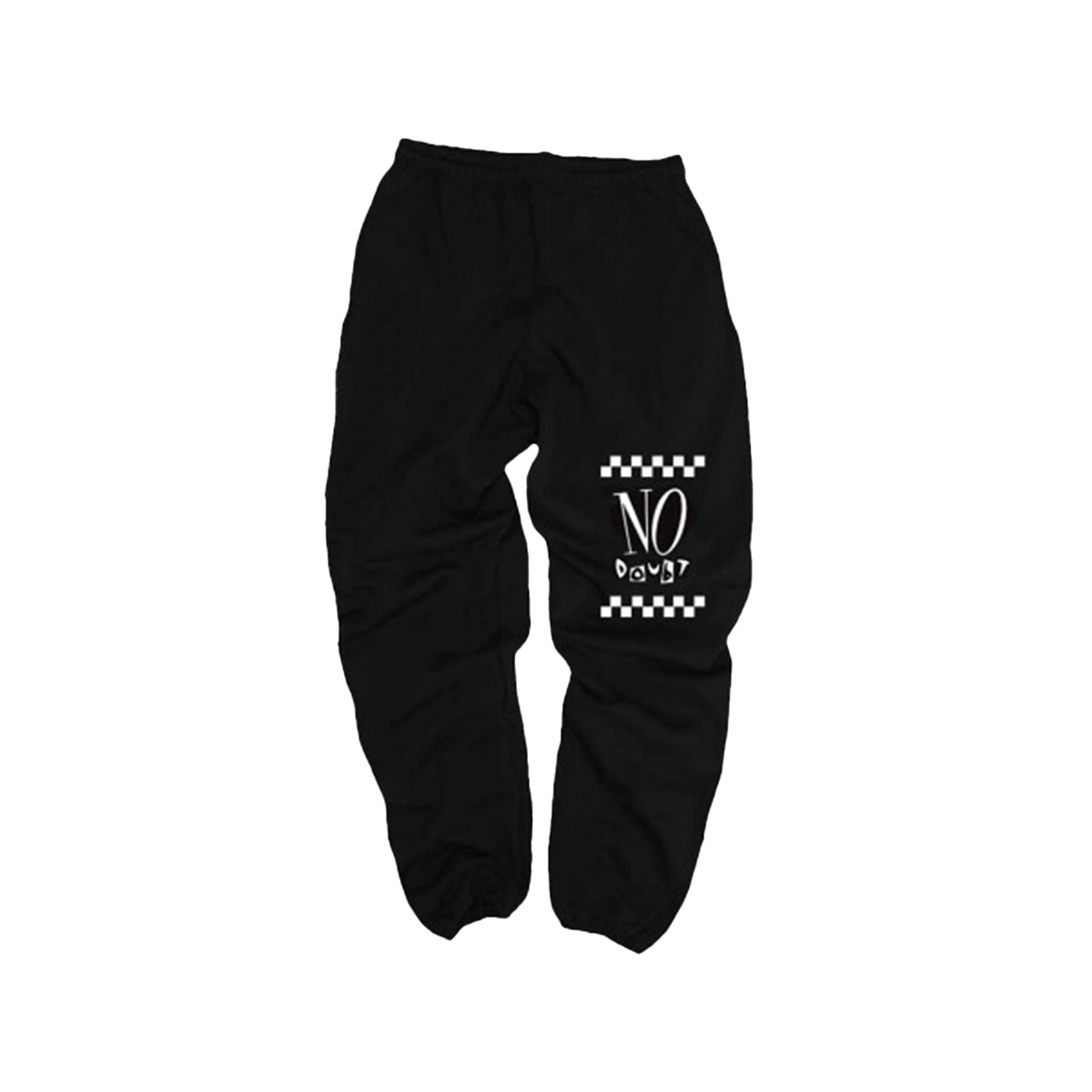 No Doubt Checkered Logo Sweatpants