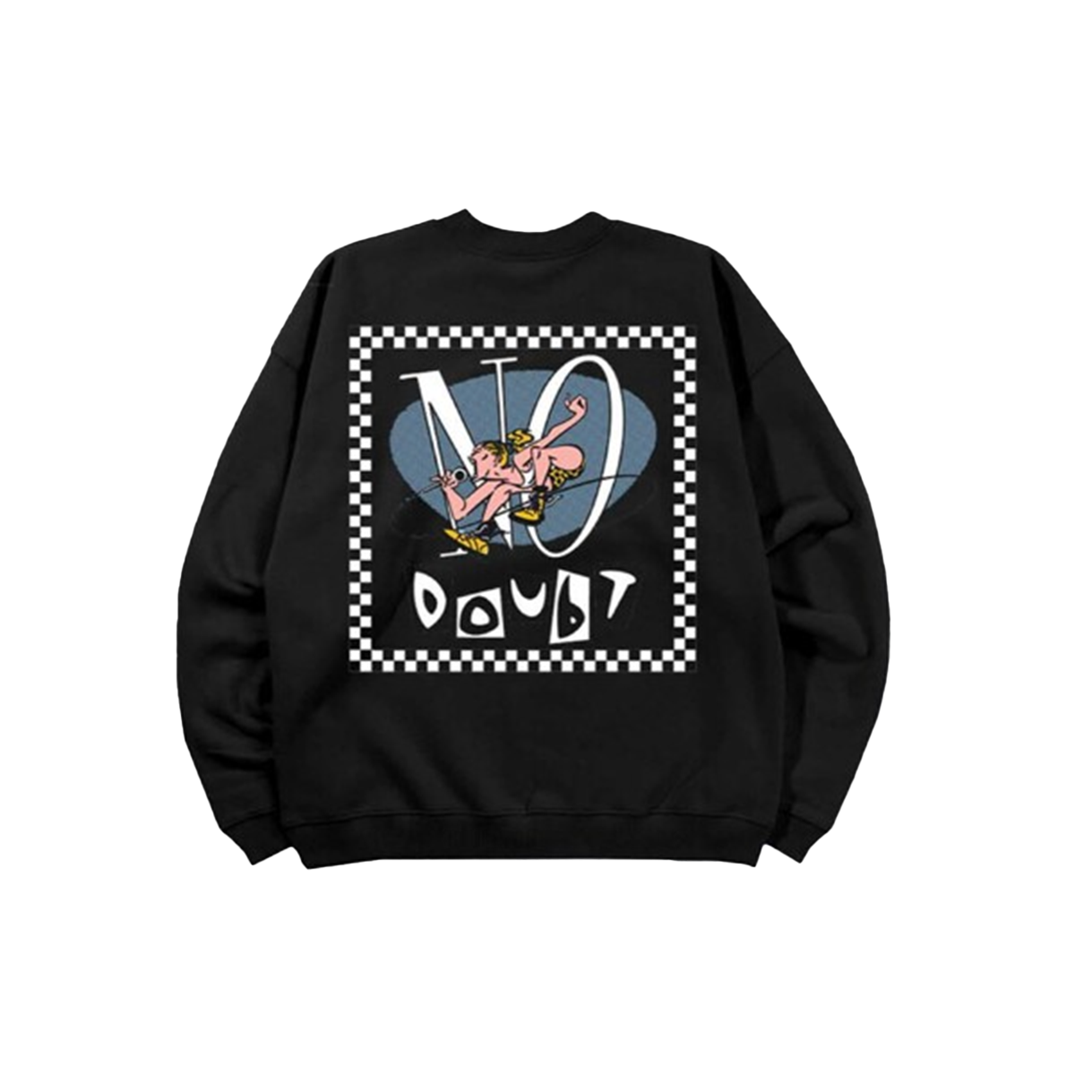 No Doubt Checkered Logo Crewneck