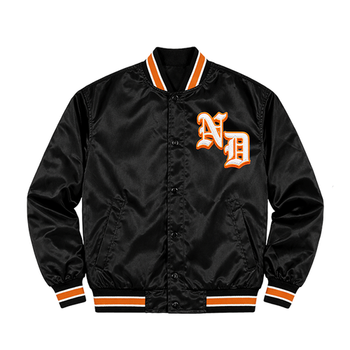 No Doubt Residency 2026 Bomber Jacket - Black and Orange