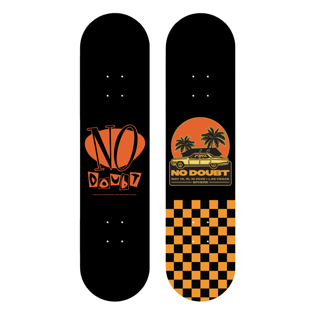 No Doubt Sphere Residency 2026 Skatedeck - Week 2