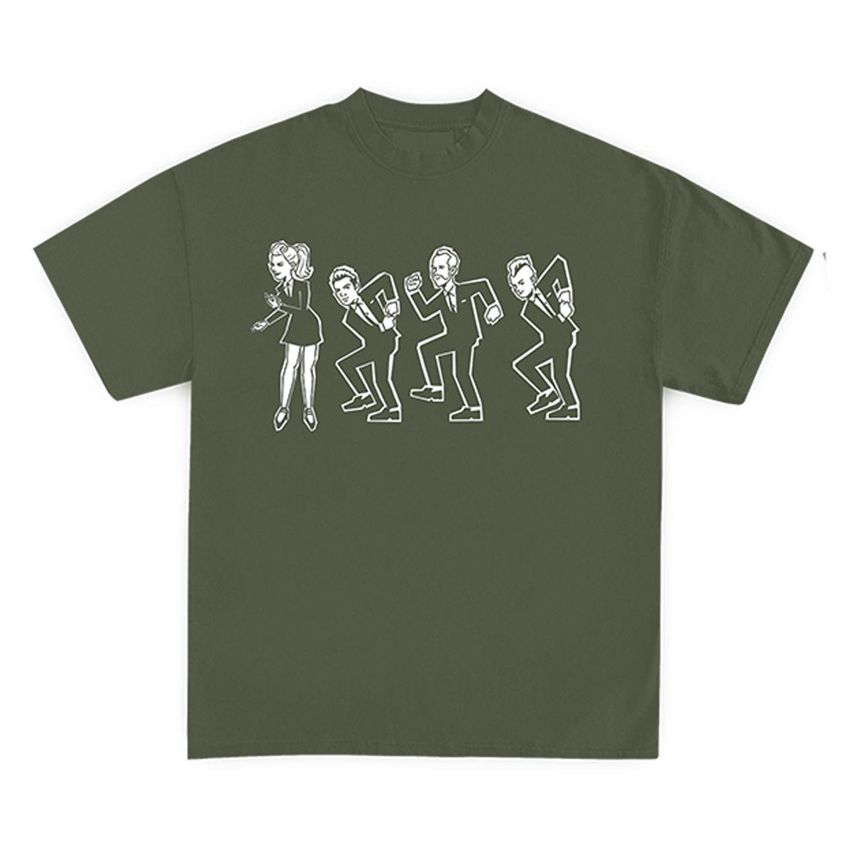 No Doubt Cartoon Tee - Green