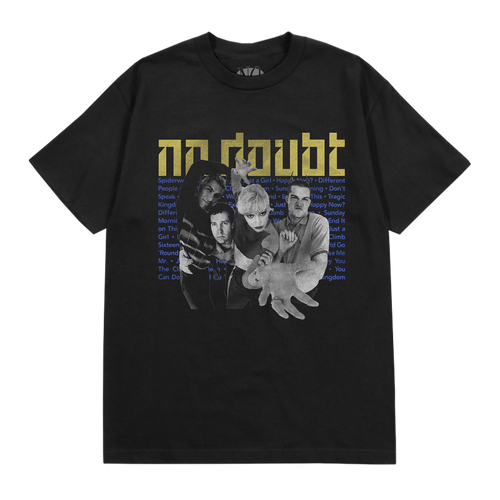 No Doubt Vintage Flame Black T-Shirt