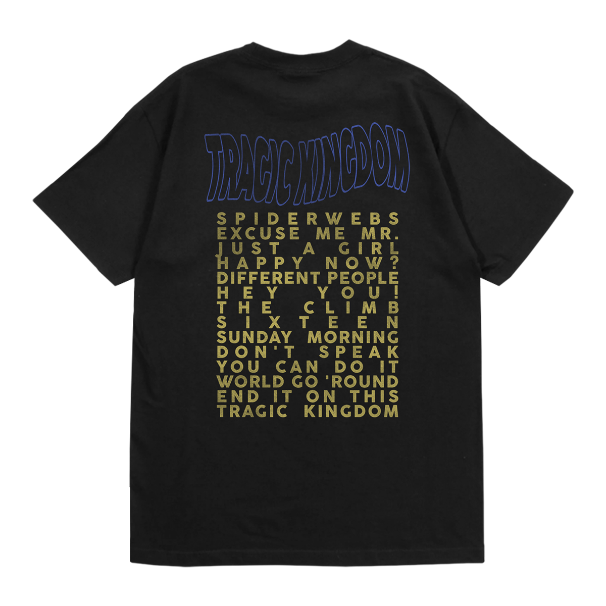 Tragic Kingdom Tracklist Tee