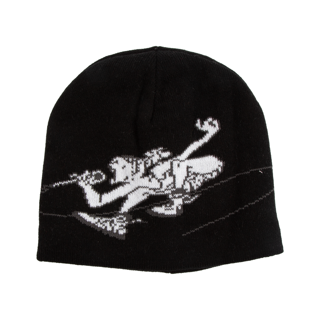 Gwen jumping graphic on knit beanie