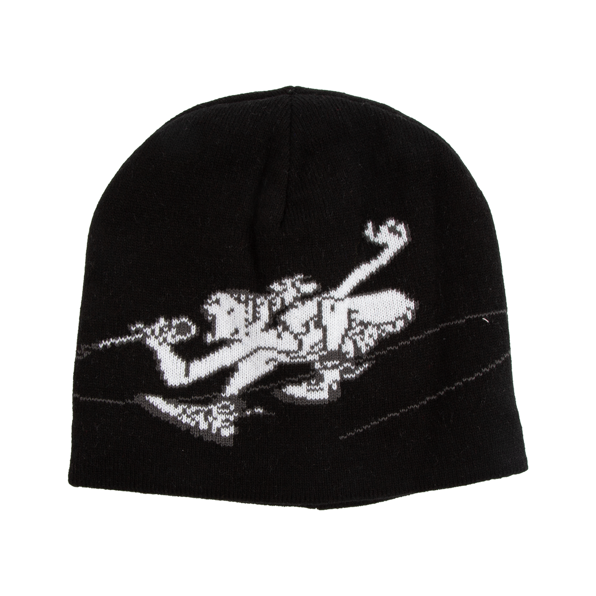 Gwen jumping graphic on knit beanie