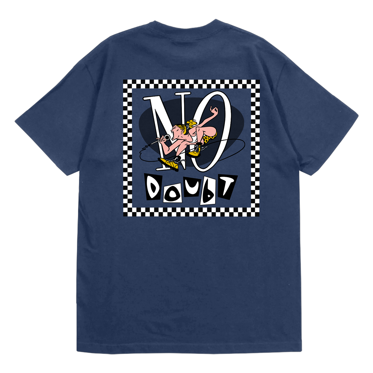 No Doubt Checkered Logo Tee